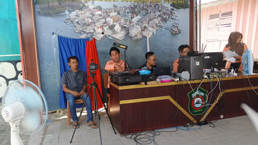 LAYANAN DUKCAPIL KABUPATEN TAKALAR SAMBANGI DESA TOMPOTANA, DEKATKAN PELAYANAN ADMINDUK KEPADA MASYARAKAT